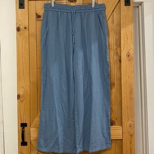 Halara Blue Wide Leg Drawstring Pants